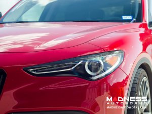 Alfa Romeo Stelvio Headlight Trim Kit - Carbon Fiber Alfa Romeo Stelvio Headlight Trim Kit - Carbon Fiber